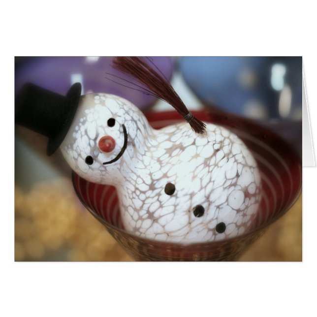 Ziemas Svetki Hälsningskort (Framsidan Horizontal)