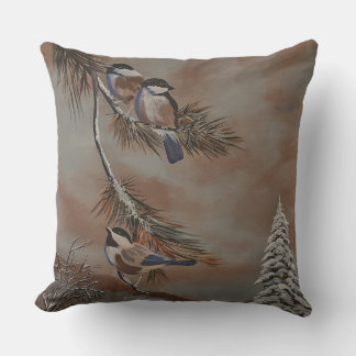 Zierkissen Wintervögel Kudde