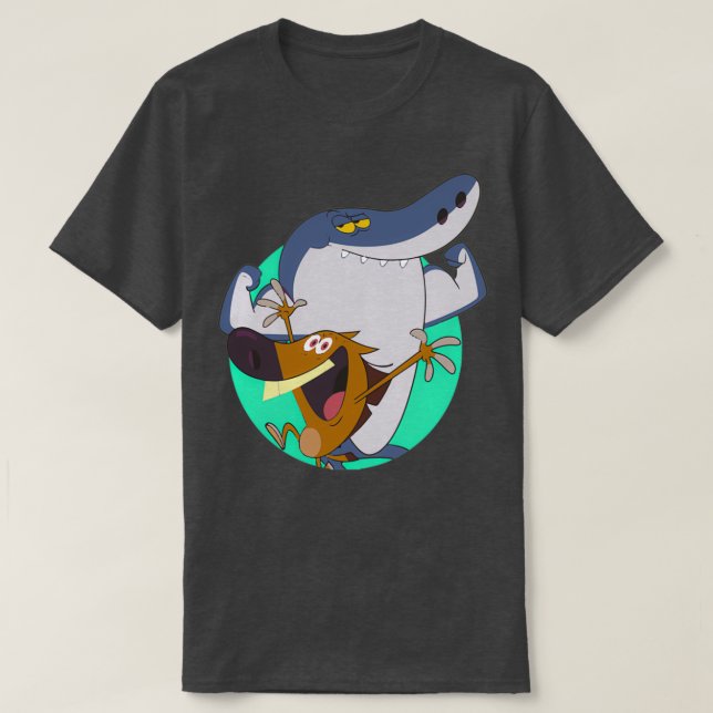 zig och sharko zig sharko sharko zig t shirt (Design framsida)