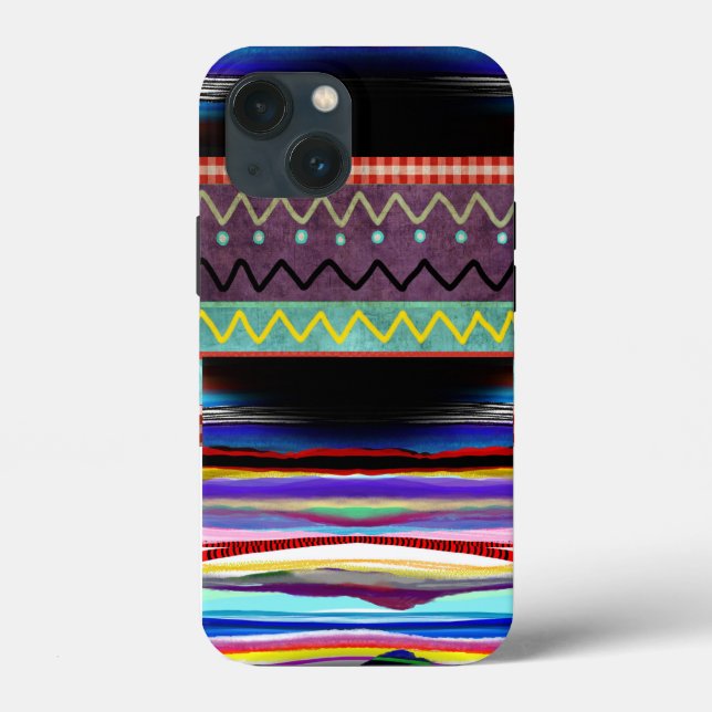 ZIG ZAG AZTEC Fodral-Mate iphone case (Baksida)