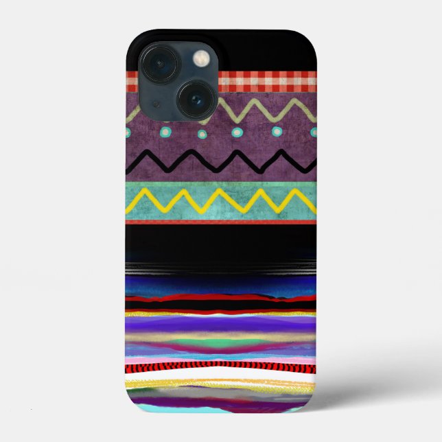 ZIG ZAG AZTEC Fodral-Mate iphone case (Baksida)