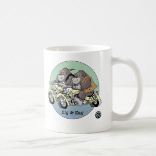 Zig & Zag - biker är djur©muggen Kaffemugg