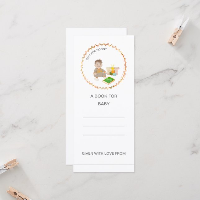 Zig Zag Circle Coastal Shower Pojke för Bokar (Fram/Back In Situ)