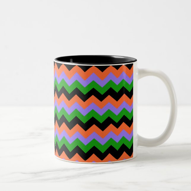 Zig Zag Halloween Mugg (Höger)