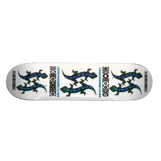 ZIG ZAG lizzard Old School Skateboard Bräda 18 Cm