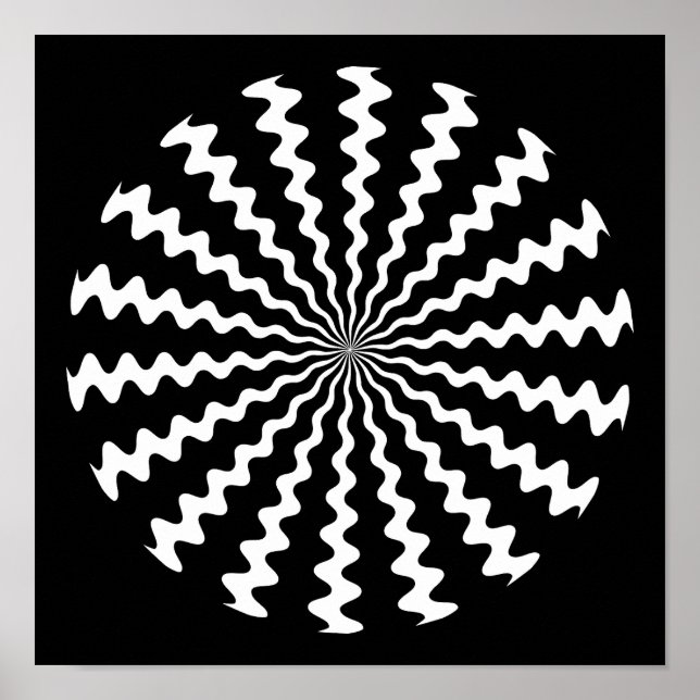 Zig Zag Spiral Poster (Framsidan)