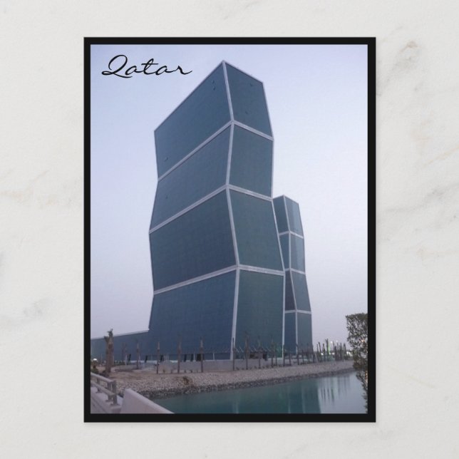 zig zag torn doha vykort (Framsida)