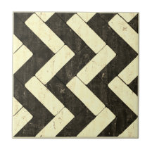 Zig-Zag White och Black Brick Pavers