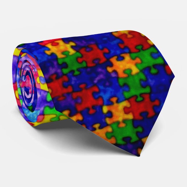 ZIGEN SÅGAR PUSSEL SLIPS (Rullad)