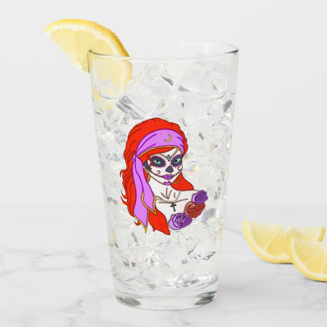 Zigenar Socker Skalle Glaskopp (Framsida Ice)