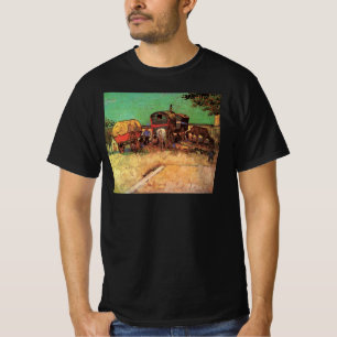 Zigenare med vagnar av Vincent van Gogh Tee