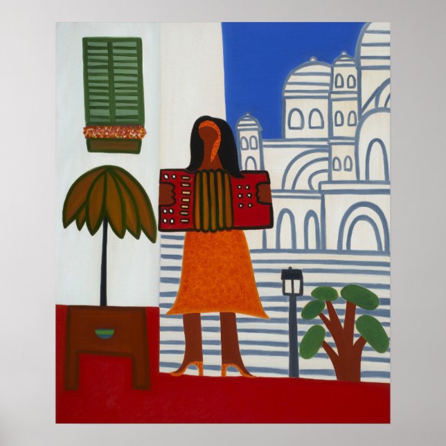 Zigenarflickan i Sacre Coeur 2006 Poster (Framsidan)