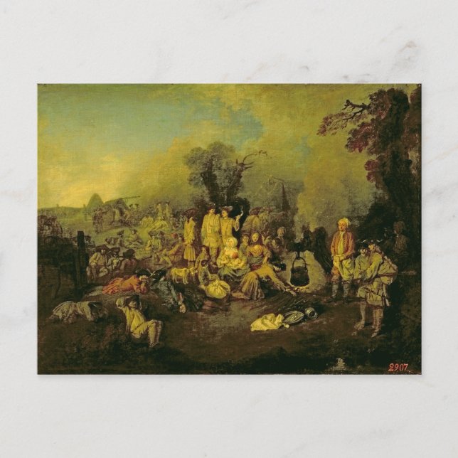 Zigenarläger Vykort (Framsida)