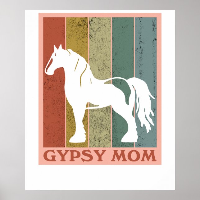 Zigenarmamma Zigenarvanner-häst Poster (Framsidan)