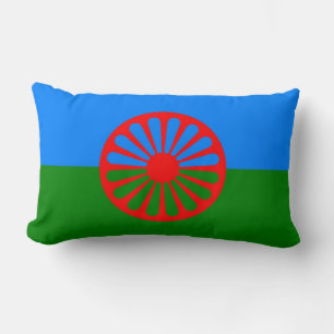 zigenarsjuka människor flagga nomad från roman lumbarkudde