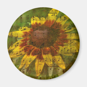 Zigenersöt Floral Collage Magnet