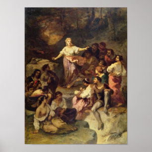 Zigensk Encampment, 1848 Poster