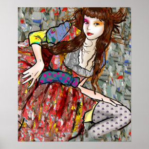 Zigensk flicka poster