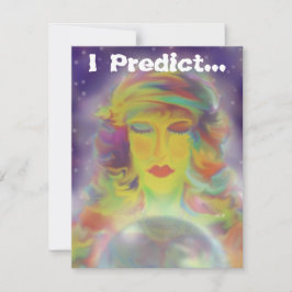 Zigensk förutsägelsehalloween fest inbjudningar