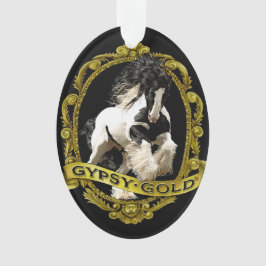 Zigensk guld- lantgårdprydnad