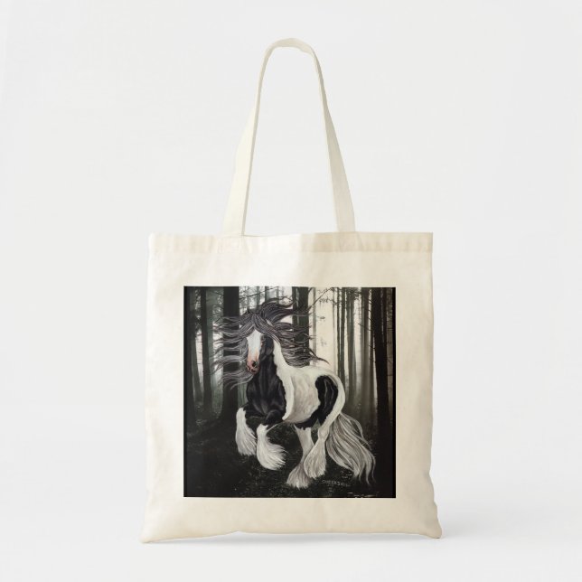 Zigensk häst i skogen tygkasse (Framsidan)