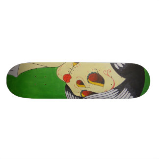 Zigensk kvinna mini skateboard bräda 18,7 cm