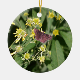 Zigensk mal julgransprydnad keramik