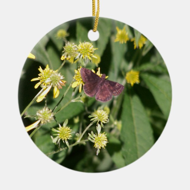 Zigensk mal julgransprydnad keramik (Framsidan)