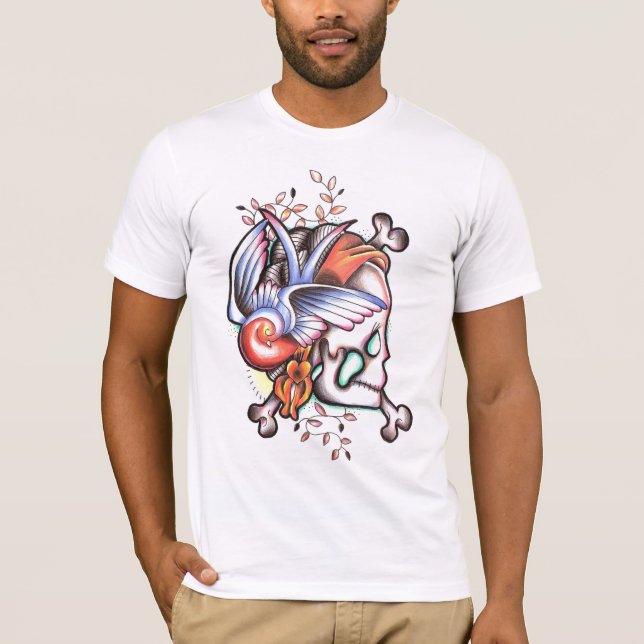 zigensk skalle t-shirt (Framsida)
