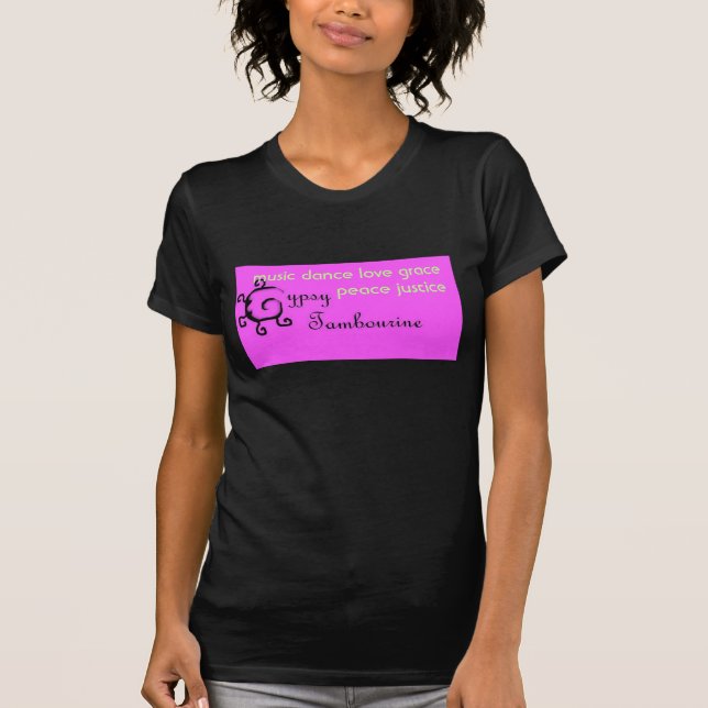 Zigensk tamburin tee (Framsida)