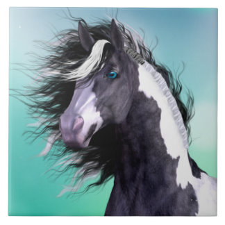 Zigenska den keramiska Vanner hästen 6x6 belägger Kakelplatta