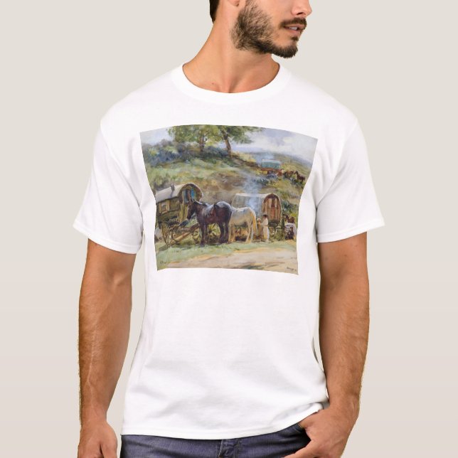 Zigenska Encampment, Appleby, 1919 Tee Shirt (Framsida)