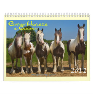 Zigenska hästar i Tysklandet 2016 Kalender