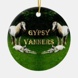 Zigenska Vanners Julgransprydnad Keramik