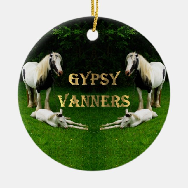 Zigenska Vanners Julgransprydnad Keramik (Framsidan)