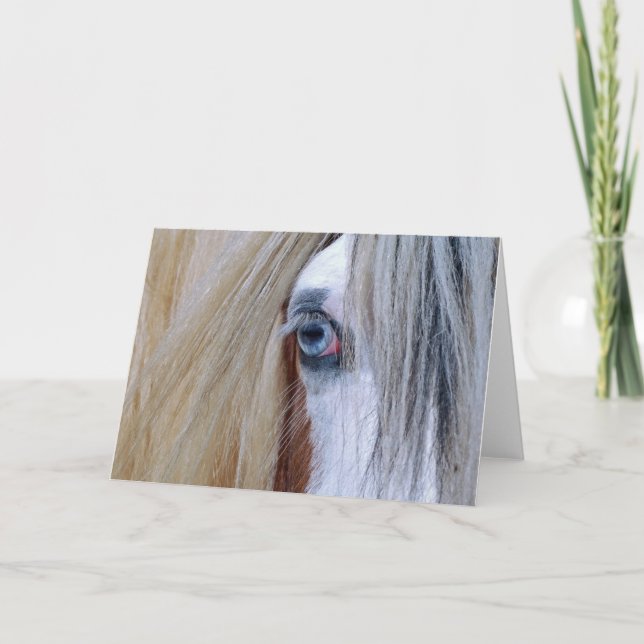 Zigenskt visionhälsningkort kort (Framsida)