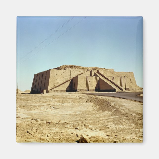 Ziggurats fasad i norra östran, c.2100 BC Magnet (Framsidan)