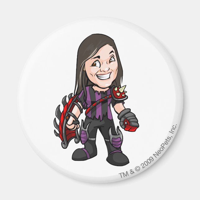 Ziggytron Darigan Citadel Staff Player Magnet (Framsidan)