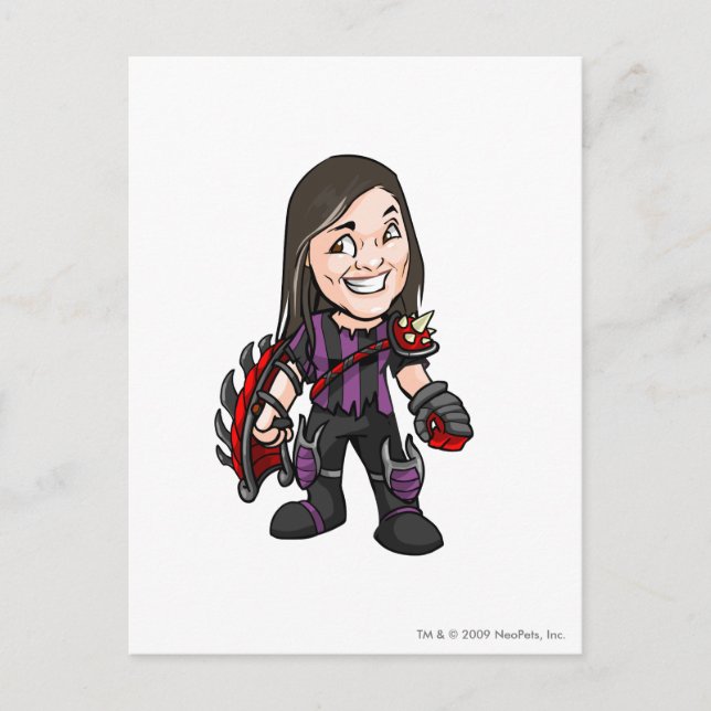 Ziggytron Darigan Citadel Staff Player Vykort (Framsida)