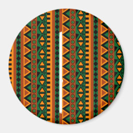 Zigzag African Mönster Buttons | Vacker Cultura Magnet