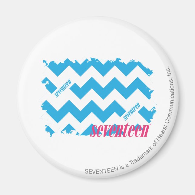 ZigZag Aqua 3 Magnet (Framsidan)