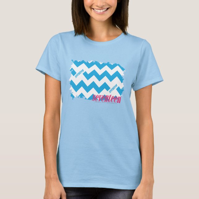 ZigZag Aqua 3 Tee Shirt (Framsida)