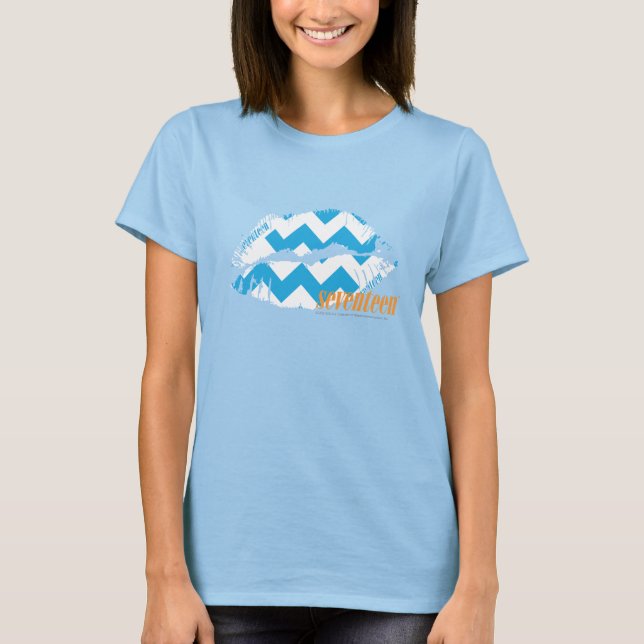 ZigZag Aqua Tee Shirt (Framsida)