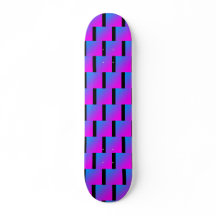 Zigzag Blue Rosa Lila Black Coolest Deck