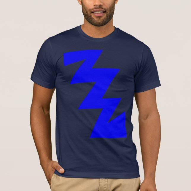 ZigZag - Blue Tröja (Framsida)