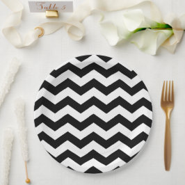 Zigzag Chevron Black and White