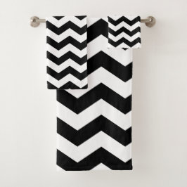 Zigzag Chevron Black and White