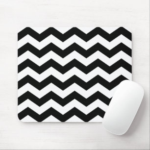 Zigzag Chevron Black and White Musmatta