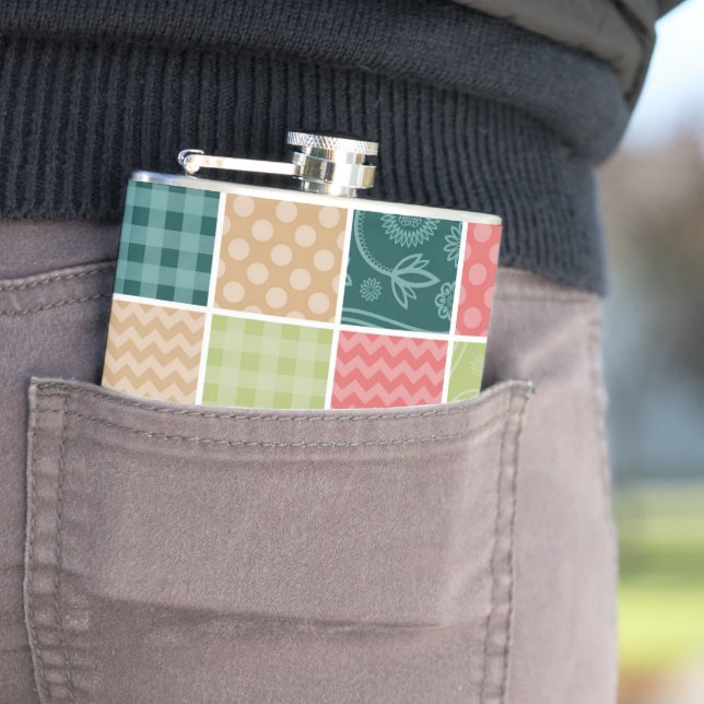 Zigzag, Chevron, Gingham, Polka dots, Patchwork Fickplunta (In Situ)