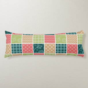 Zigzag, Chevron, Gingham, Polka dots, Patchwork Kroppskudde